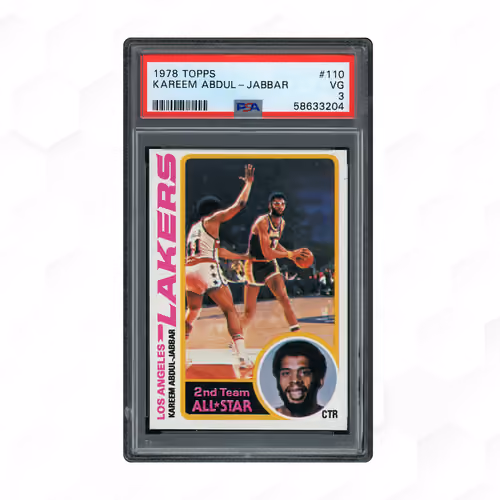 1978 Topps Kareem Abdul-Jabbar #110 PSA 3