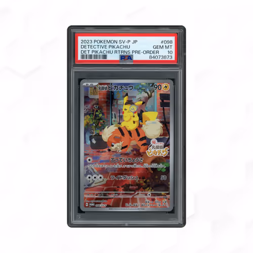 2023 Japanese Promo Detective Pikachu #98 PSA 10