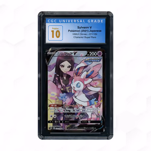 2021 Japanese VMAX Climax Sylveon V #231 CGC 10