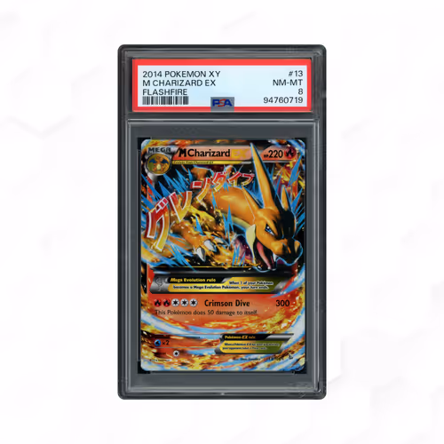 2014 Flashfire M Charizard EX #13 PSA 8