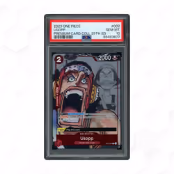 2023 Premium Card Collection 25th Edition Usopp #ST01-002 PSA 10