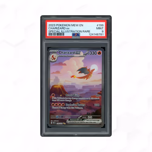 2023 Pokemon 151 Charizard EX #199 PSA 9