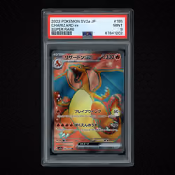 2023 Japanese Pokemon 151 Charizard EX #185 PSA 9