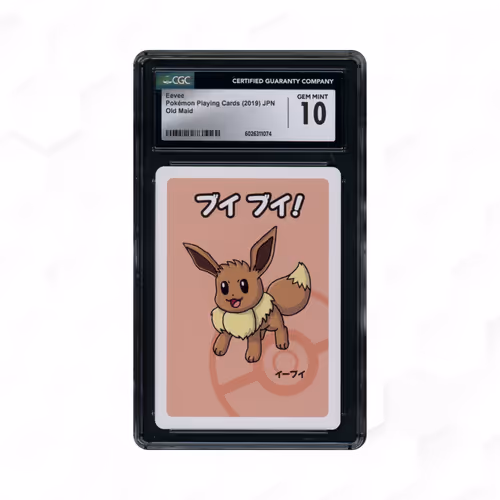 2019 Japanese Old Maid Eevee CGC 10