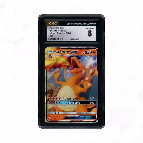 2019 Hidden Fates Charizard GX #9 CGC 8