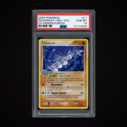 2005 Ex Unseen Forces Poliwrath #11 PSA 10