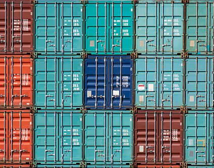 Multicoloured Containers