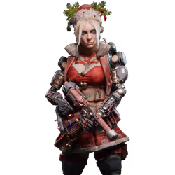 Mrs Crackhead Santa 