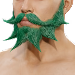 Star-Shaped Beard - Green