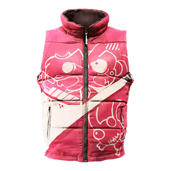 Pink Fury Puffer Vest