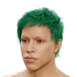 Teardrop Wolfcut - Green