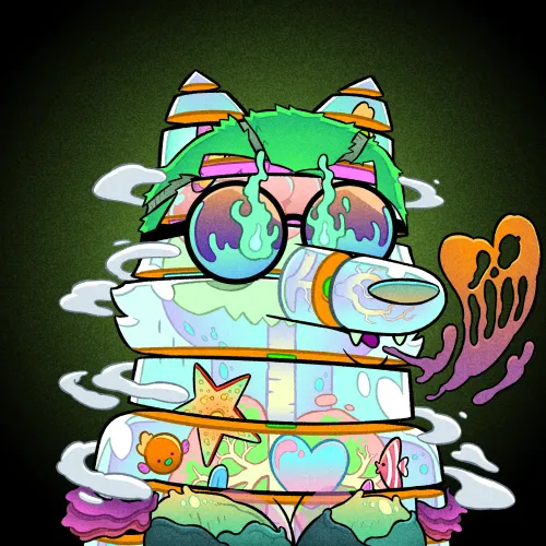 Trippy Wolf #2006