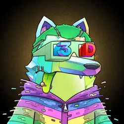 Trippy Wolf #616