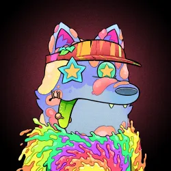 Trippy Wolf #1448