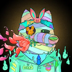 Trippy Wolf #1302