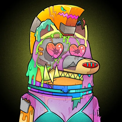 Trippy Wolf #1408