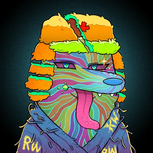 Trippy Wolf #2003