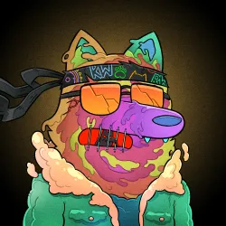 Trippy Wolf #1128
