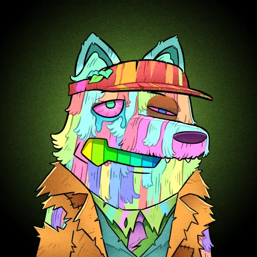 Trippy Wolf #2141