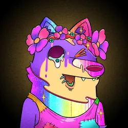 Trippy Wolf #702