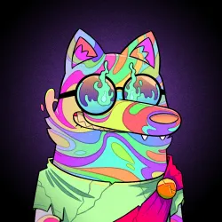 Trippy Wolf #750