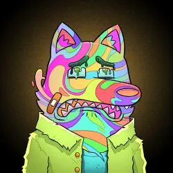 Trippy Wolf #2204