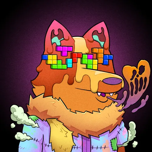 Trippy Wolf #1306