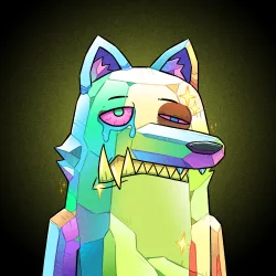 Trippy Wolf #1752