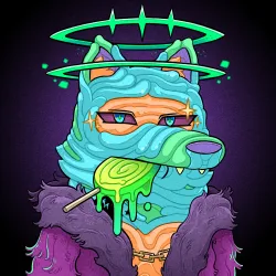 Trippy Wolf #1190