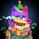 Trippy Wolf #531