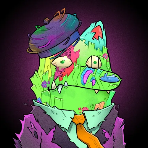 Trippy Wolf #88