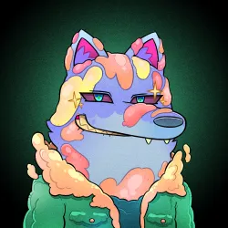 Trippy Wolf #2051