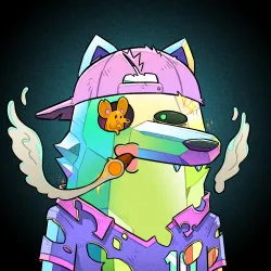 Trippy Wolf #696