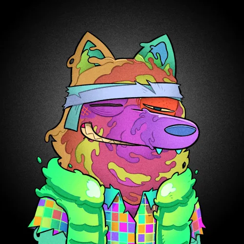 Trippy Wolf #2186