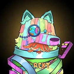 Trippy Wolf #2096