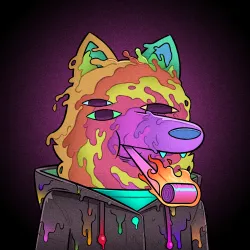 Trippy Wolf #918