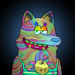 Trippy Wolf #2065