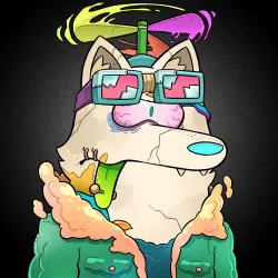Trippy Wolf #565