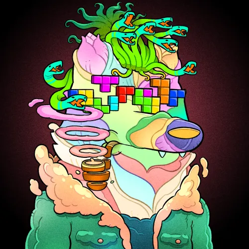 Trippy Wolf #457