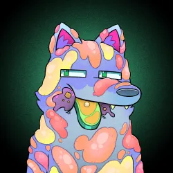 Trippy Wolf #749