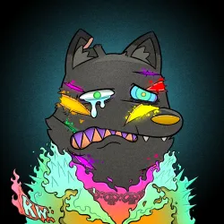 Trippy Wolf #358