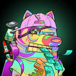 Trippy Wolf #635