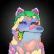 Trippy Wolf #1043