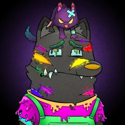Trippy Wolf #1372