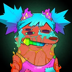 Trippy Wolf #1827