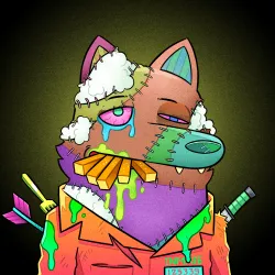 Trippy Wolf #2155