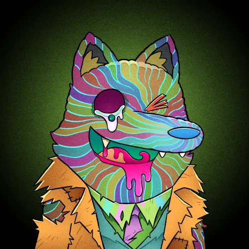 Trippy Wolf #1861