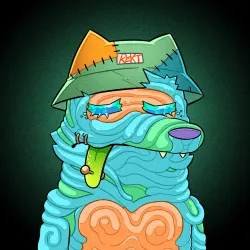 Trippy Wolf #1017