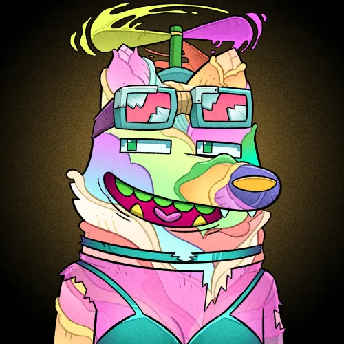 Trippy Wolf #751