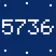 5736